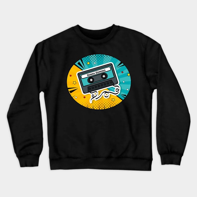 Cassete Tape Donny Osmond Crewneck Sweatshirt by Buat Sore